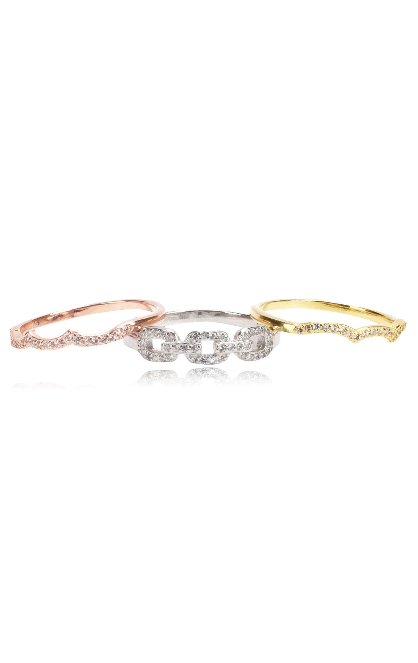Marvelous 3 Band Ring