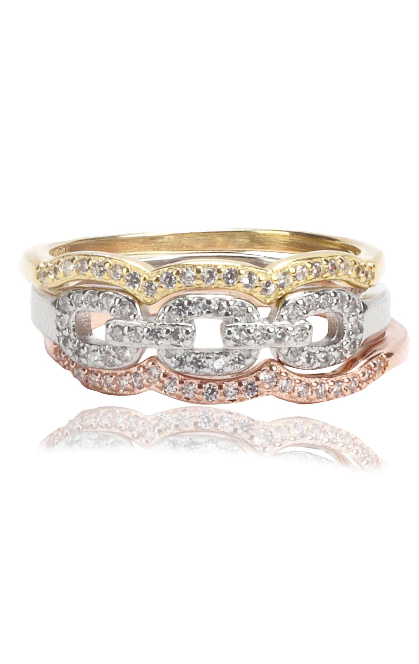 Marvelous 3 Band Ring