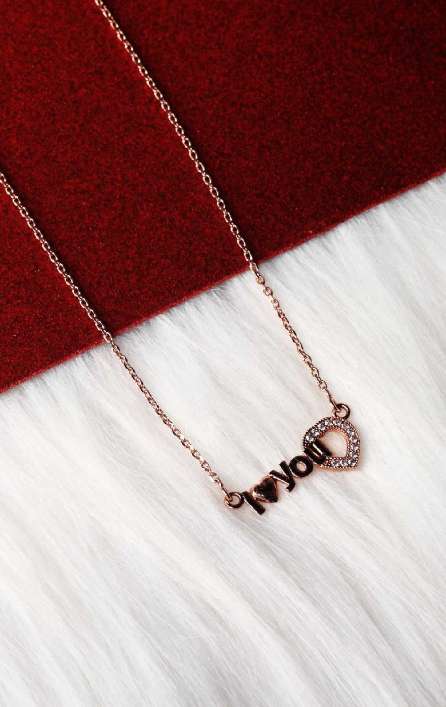 Lover Affirmation Pendant Rose Gold