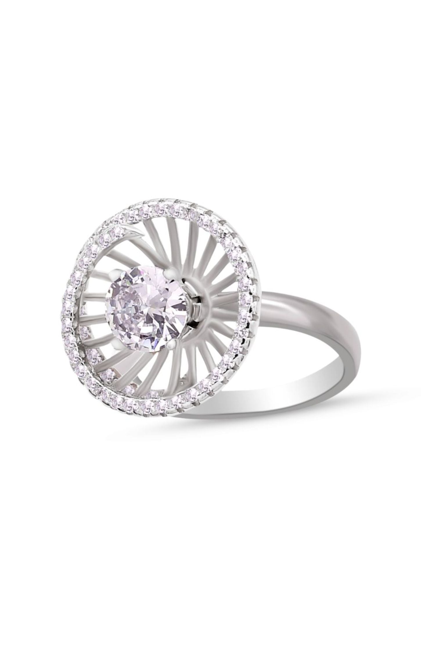 Whirling Enchanted Ring Silver