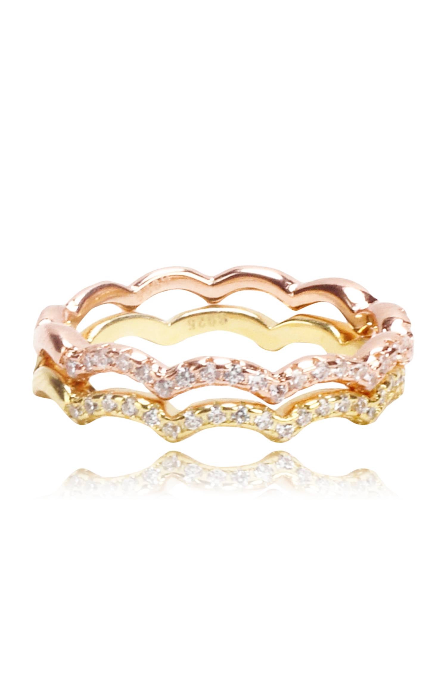 Multi Style 3 Band Ring