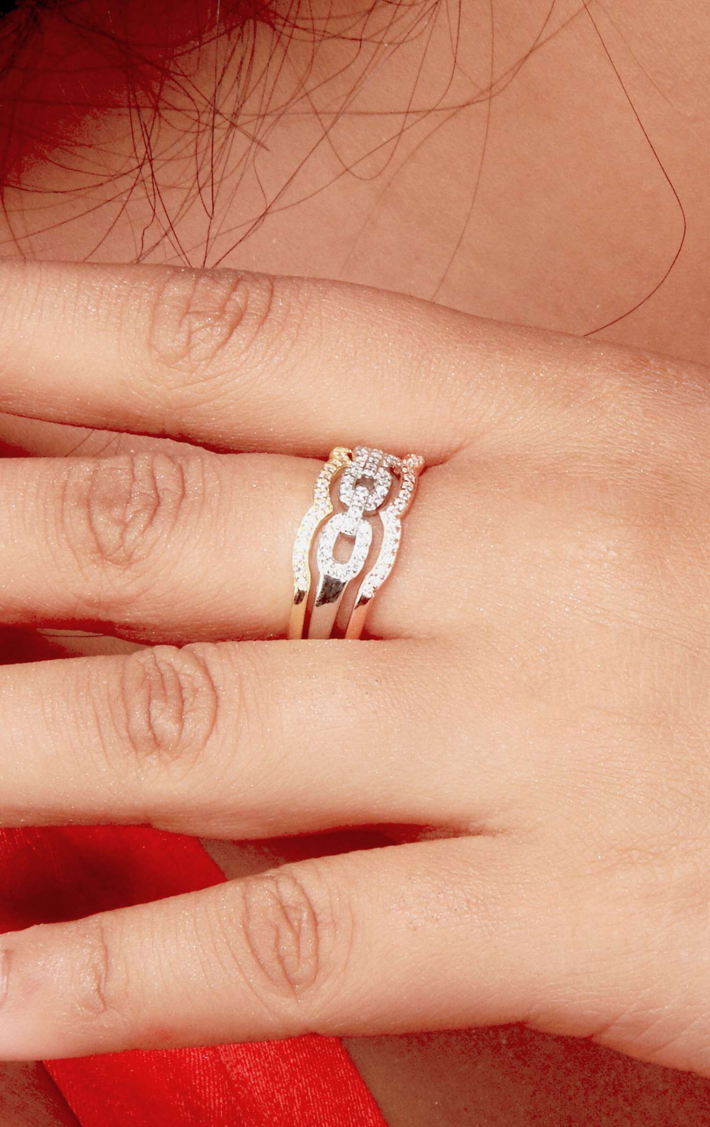 Marvelous 3 Band Ring