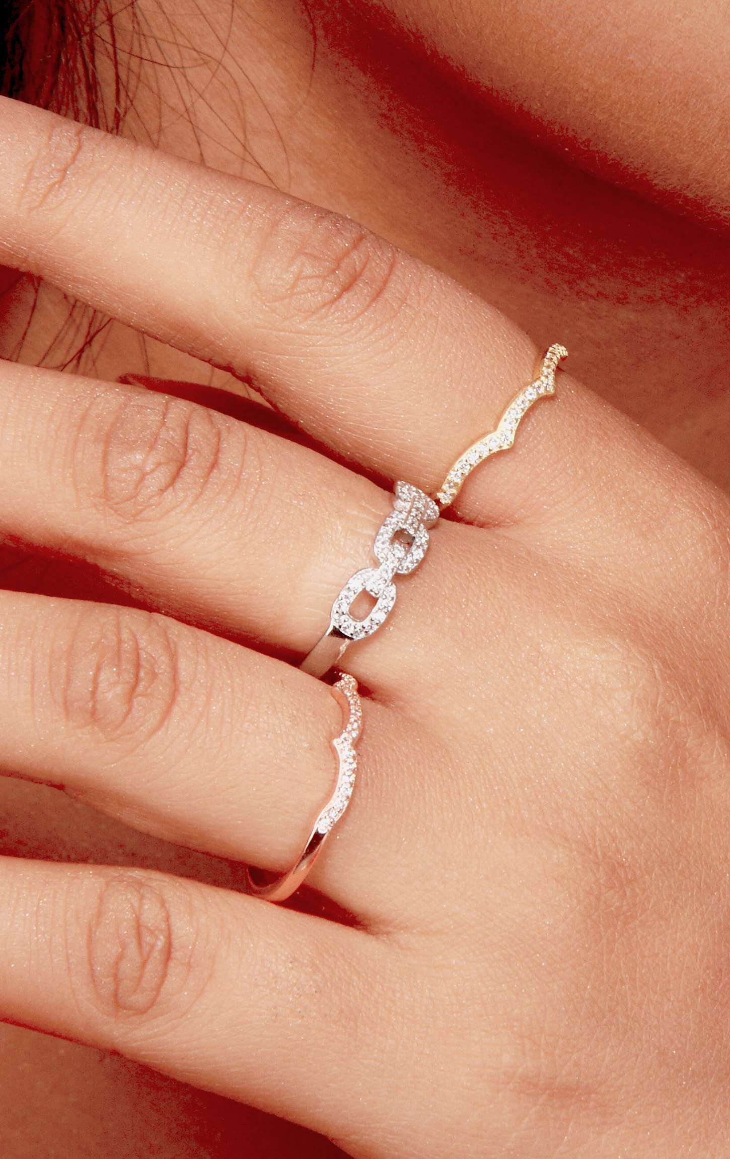 Marvelous 3 Band Ring