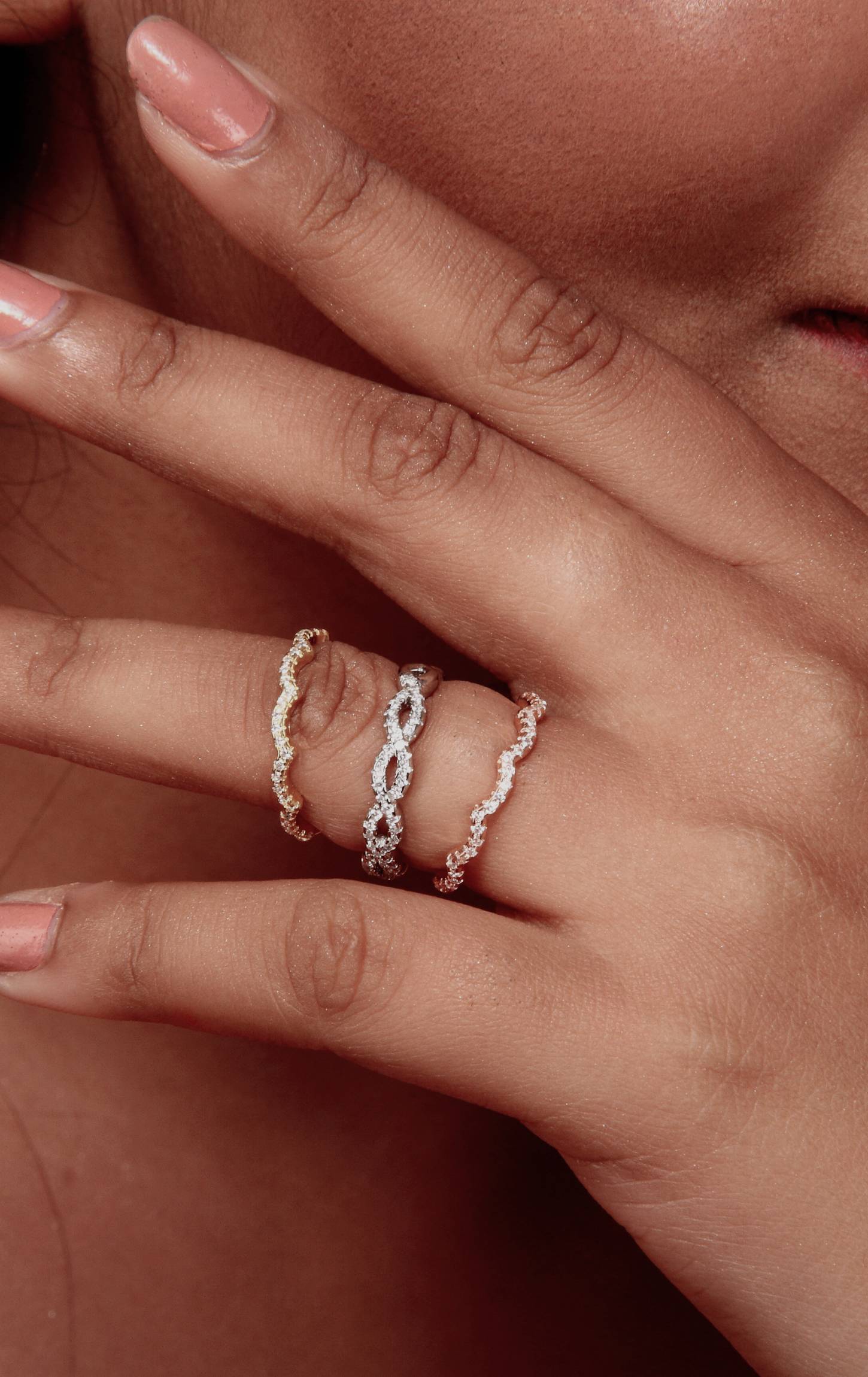 Multi Style 3 Band Ring