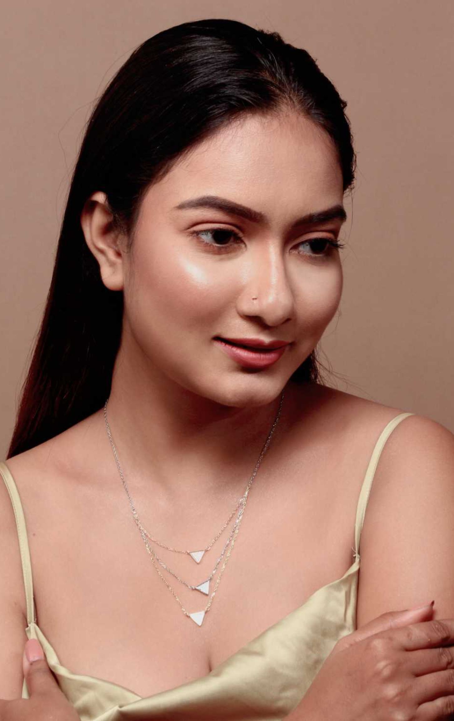 Tri-Layred Triangle charmed Chain