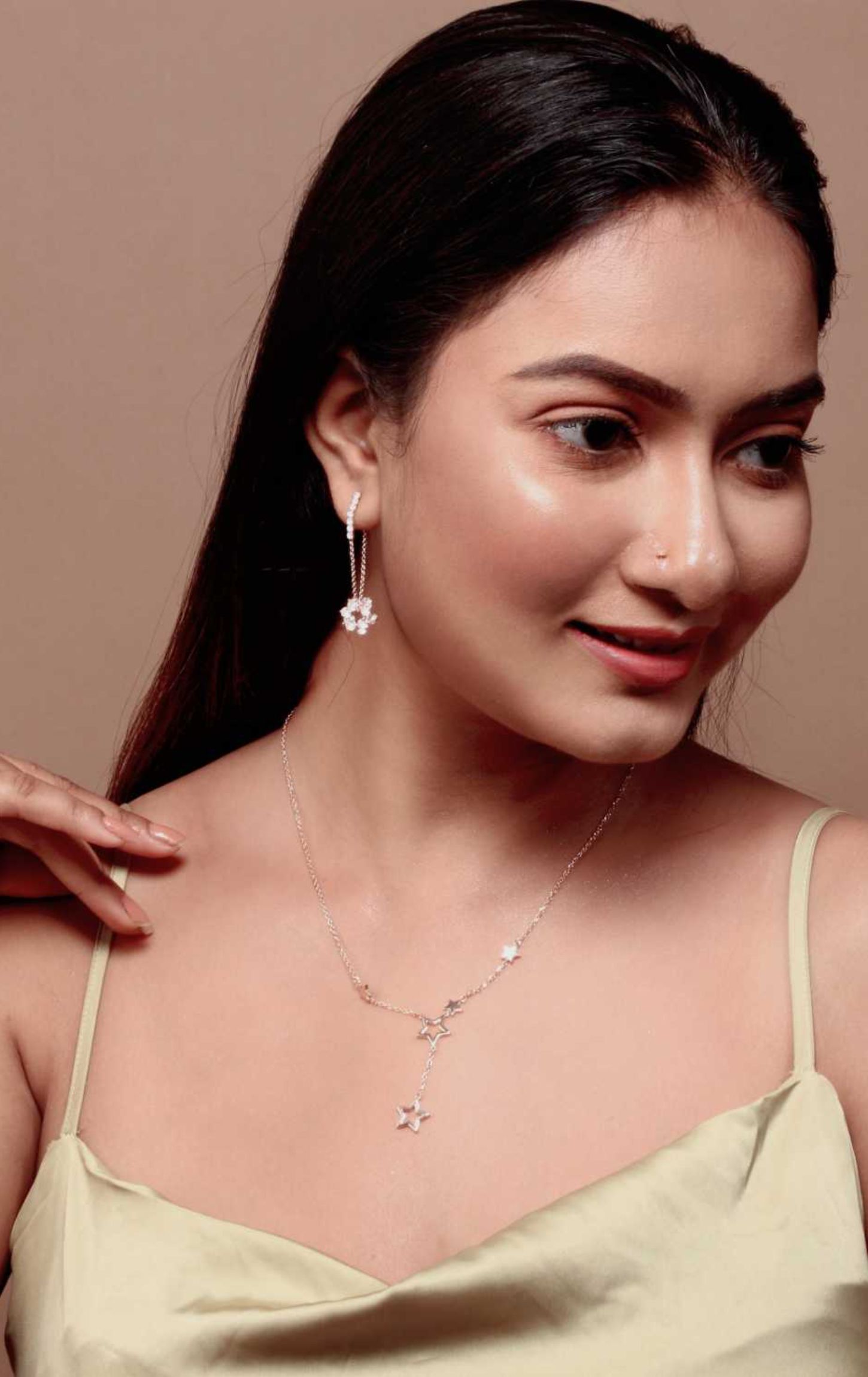 Star Pensiling Star Pendant Rose Gold