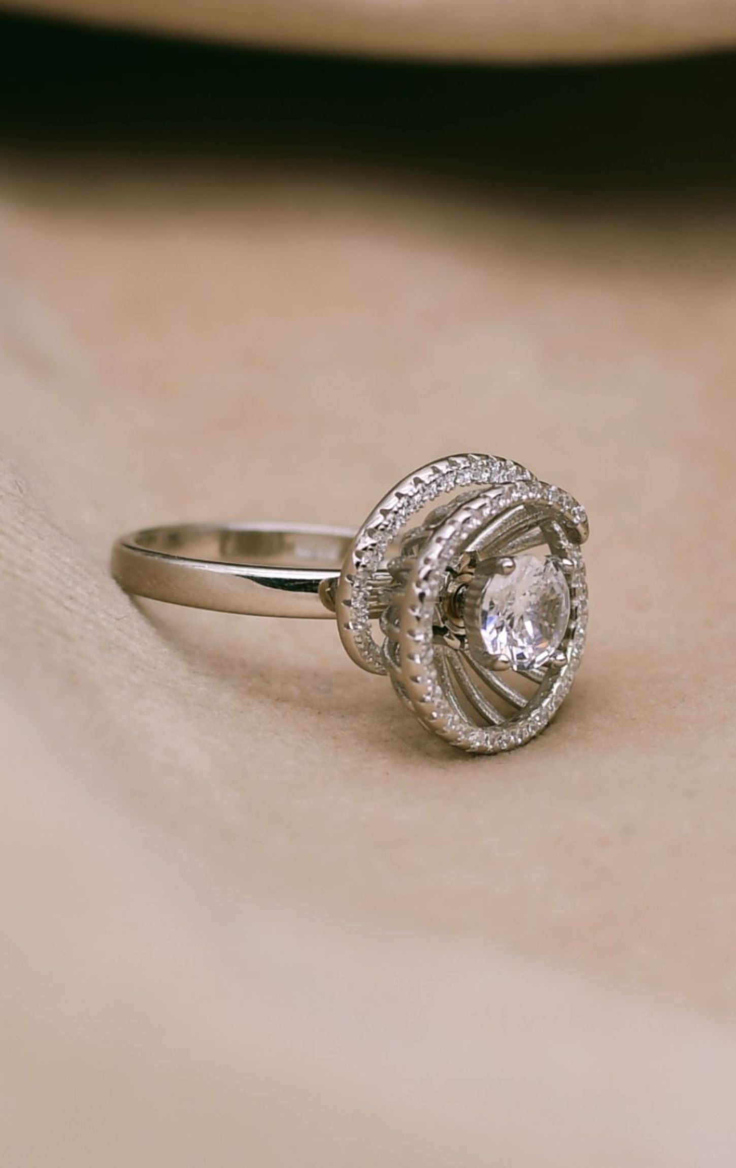 Whirling Enchanted Ring Silver