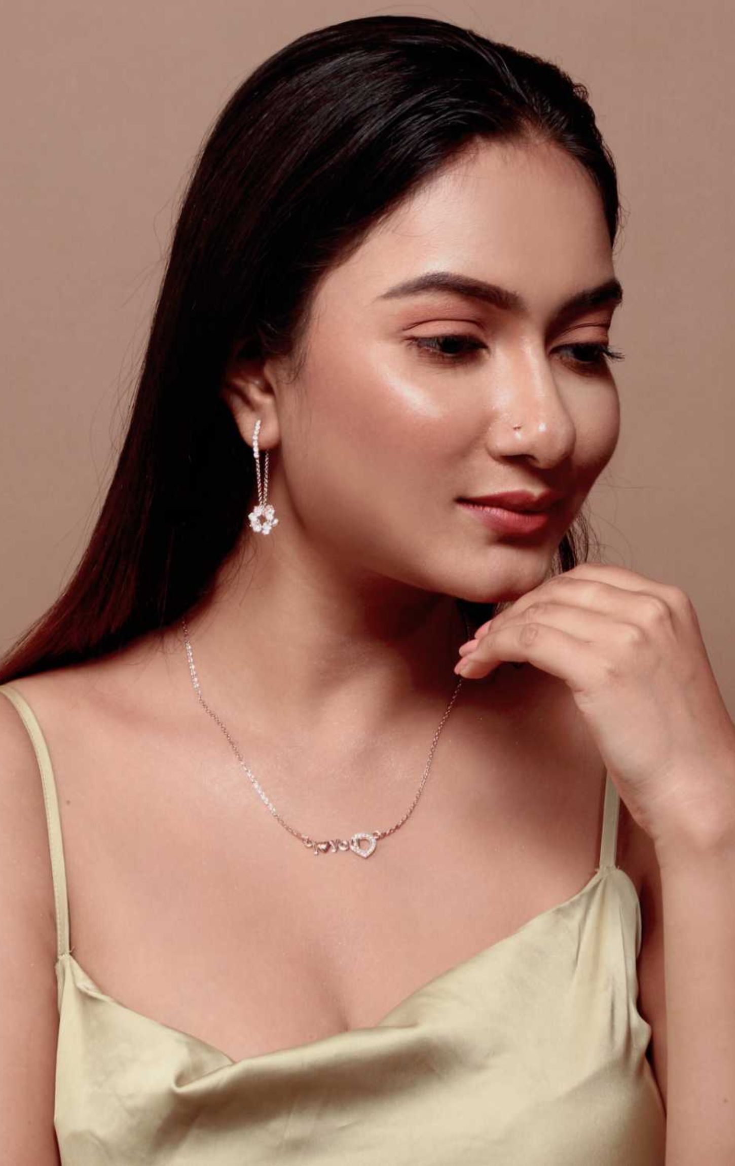 Lover Affirmation Pendant Rose Gold