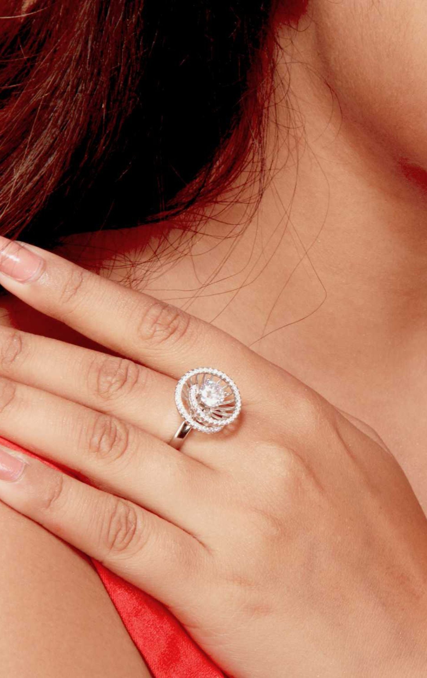 Whirling Enchanted Ring Silver