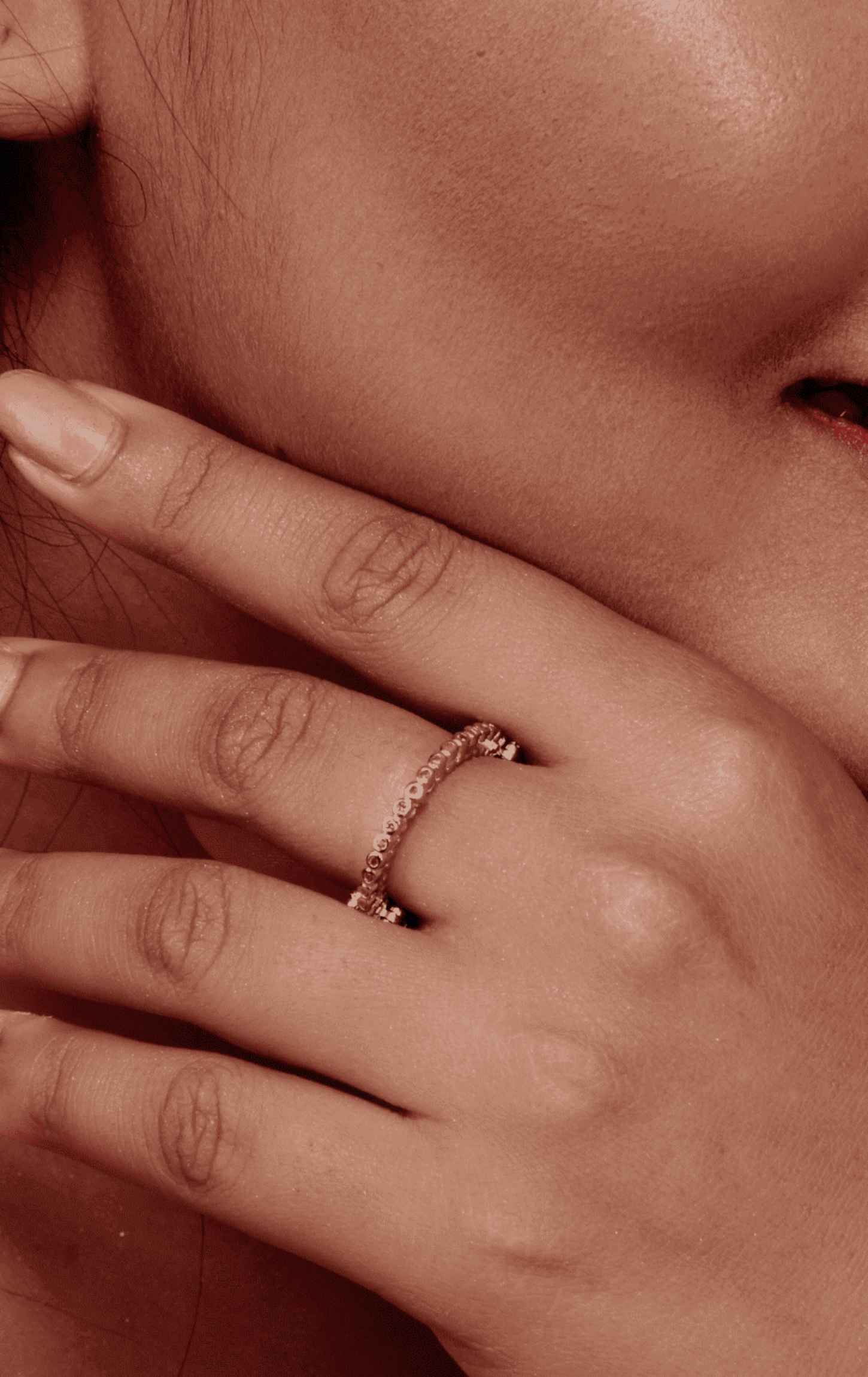 Eminent Tri Colour Multi Way Ring Silver