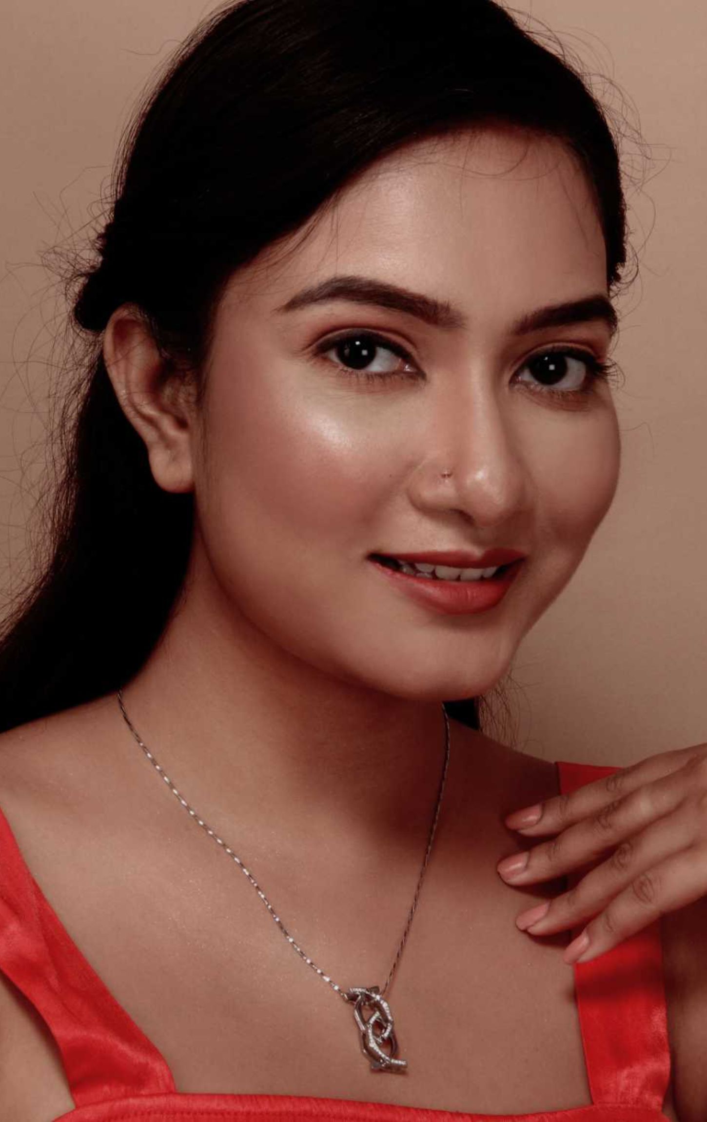 Silver Convertible Zircon Ring Pendant