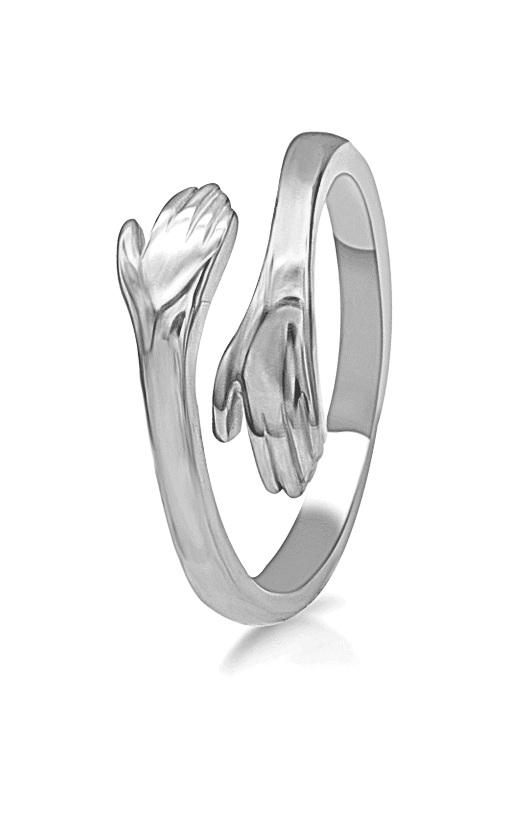 925 Sterling Silver Hug Ring