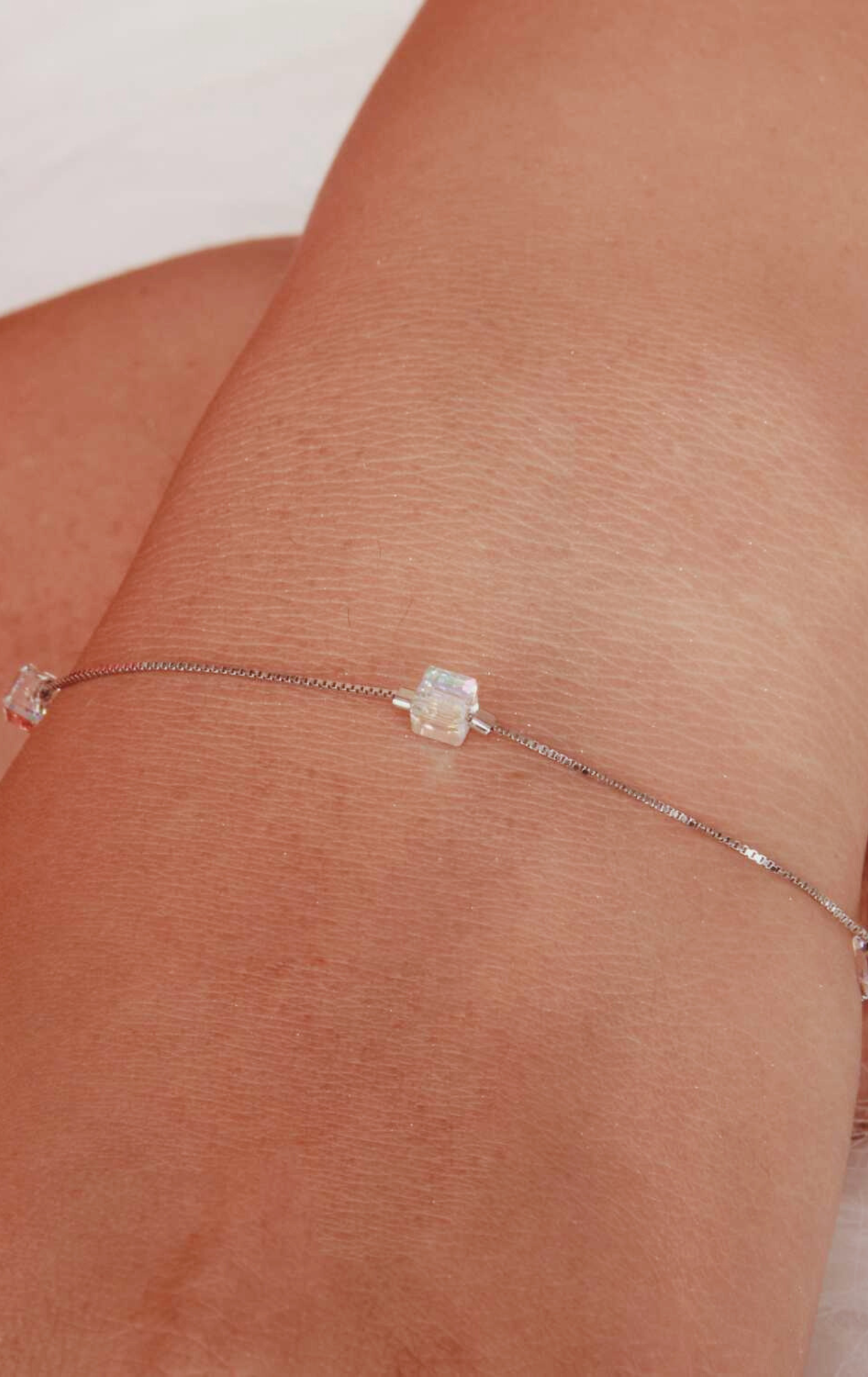 Swarovski Crystal Wisper Bracelet Silver