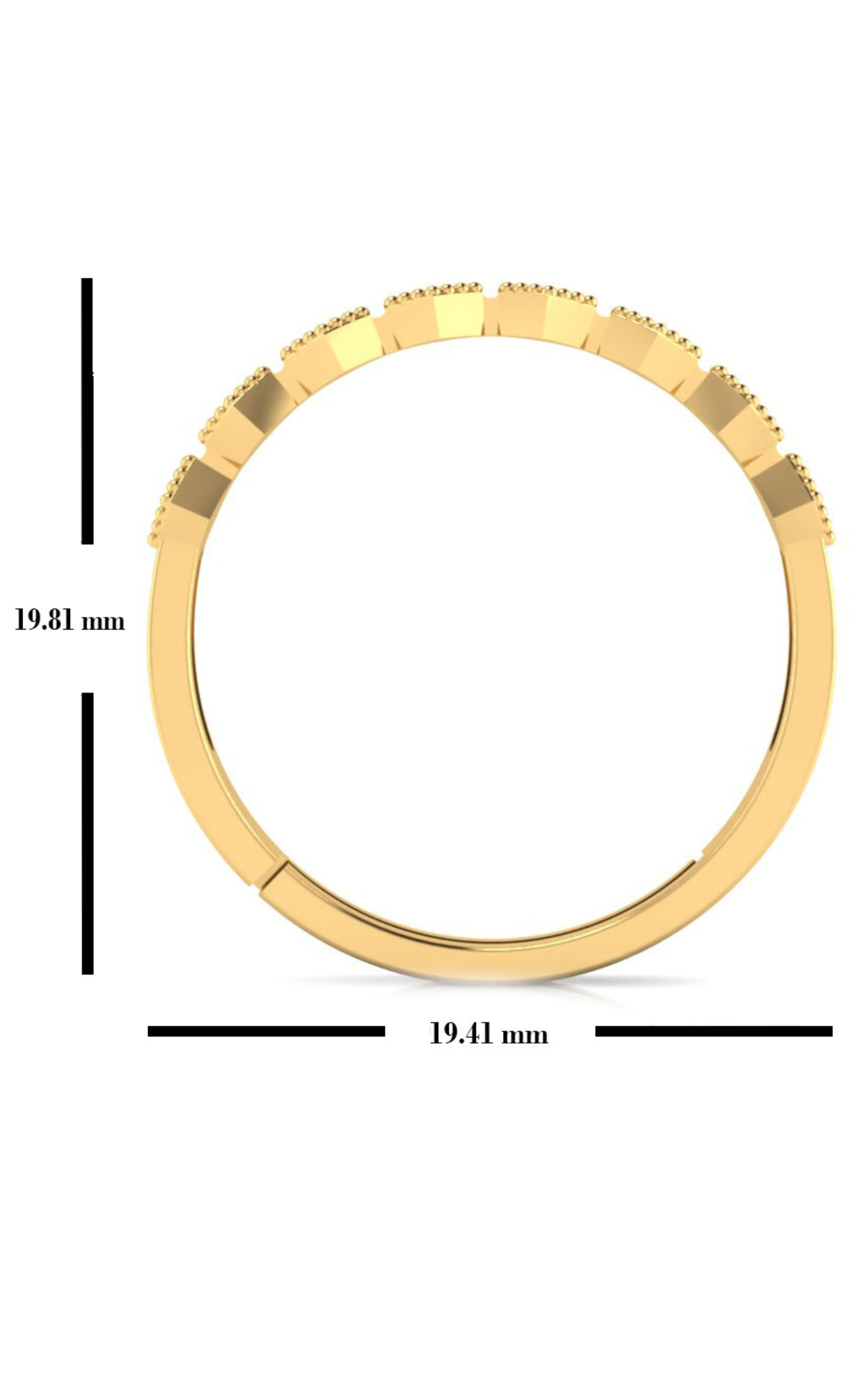 Mystic Melody Gold Sterling Silver 925 Ring